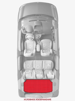 ЭВА коврики «Queen Lux» багажник для Daihatsu Atrai (S221G, S231G)